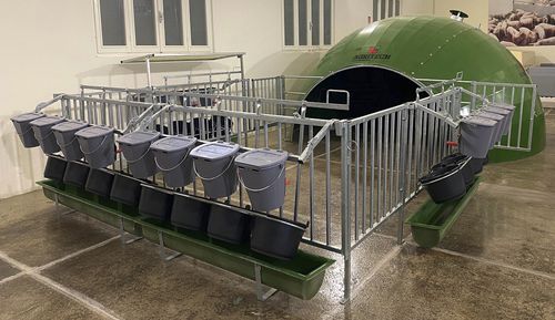 家畜小屋 - SPHERIBOX - AGRITECH S.R.L. - 子牛用 / 共用 / スチール製