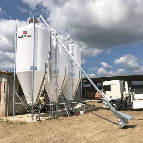 穀物用サイロ - SIV Series - AGRITECH S.R.L. - 動物飼料用 / ガラス繊維 / 円形