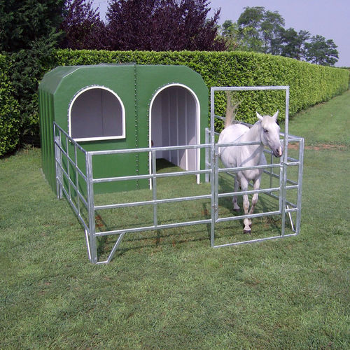 家畜小屋 - EQUIBOX 01 - AGRITECH S.R.L. - 馬用 / 単独 / スチール製