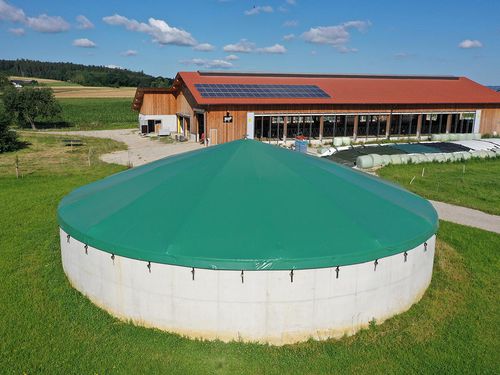 バイオガス保護カバー - AGROTEL GmbH - スラリー用 / 浄化槽 / タンク用