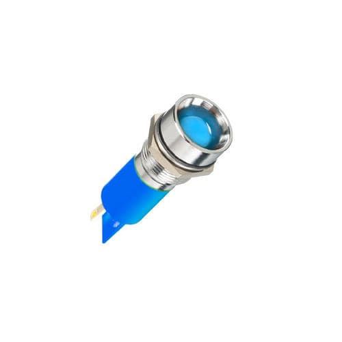 LED表示灯 - Q12-7P1CXXB12E - APEM GmbH - 青色 / 固定型 / ケーブル付き