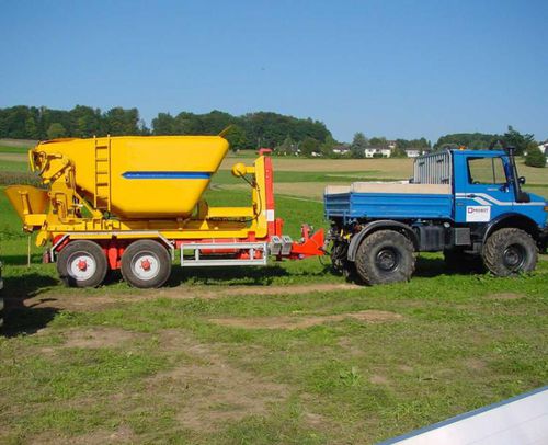 フック式リフトトレーラー - BIGAB 8-12 - AS FORS MW - 傾斜 / 2軸 / 農業