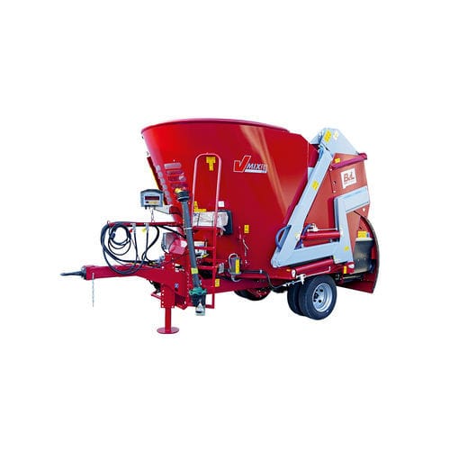 縦型ミキサーワゴン - V-MIX FILL PLUS LS - Bernard van Lengerich Maschinenfabrik GmbH & Co. KG - 牽引式 / 側面から放出 / シングルオーガー