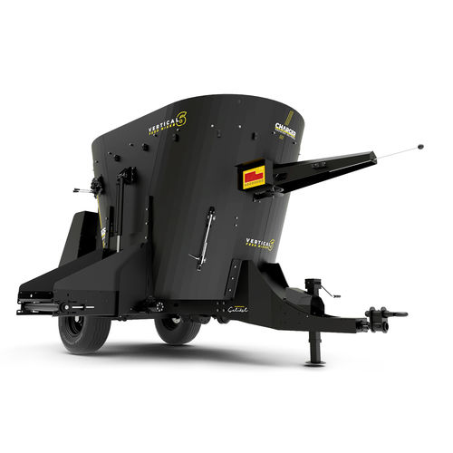 縦型ミキサーワゴン - Charger V6 - CELIKEL AGRICULTURAL MACHINERY INC - 牽引式 / 側面から放出 / シングルオーガー