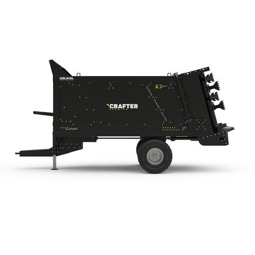 牽引式肥料散布機 - Crafter X7 - CELIKEL AGRICULTURAL MACHINERY INC - 縦型スプレッダー / 1軸 / コンパクト