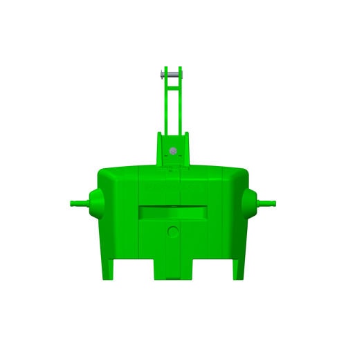 モノブロックカウンターウエイト - Polyvalent - EASYMASS - 前方 / トラクター用