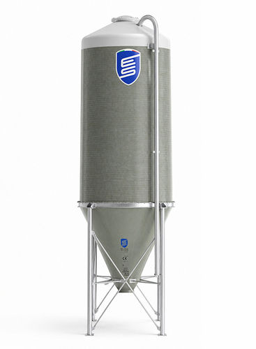 ミネラル用サイロ - MILLENNIUM MIR series - EUROSILOS SIRP s.r.l. - ガラス繊維 / 円錐底 / モジュール式