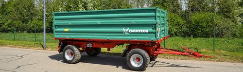傾斜トレーラー - ZDK 800 - Farmtech d.o.o. - 2軸 / 農業 / 0 t...10 t
