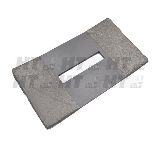 スチール製スクレーパー - 11033D4 - HT Srl - 炭化物 / 長方形 / パッカーローラー用