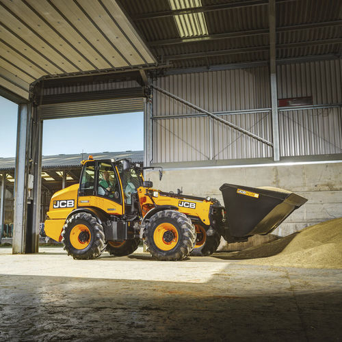 タイヤ式ローダー - TM320 Agri - JCB - 伸縮自在 / キャビン付 / 関節付き