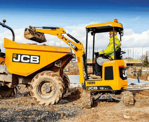 クローラー式掘削機 - 18Z-1 - JCB - 小型 / 薄板付