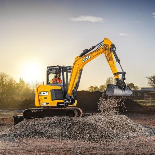 コンパクト掘削機 - 50Z-2 - JCB - 薄板付 / 石用