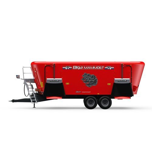 トラクター設置式ミキサーワゴン - Biga 36-230s - Peeters Group - 3本オーガー