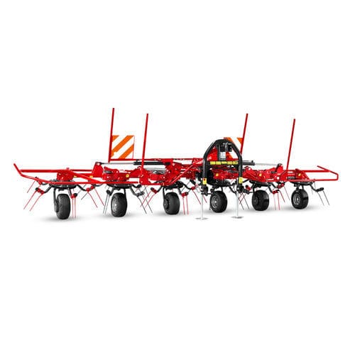 車載型テッダー - SPIDER R 685|6 - SIP STROJNA INDUSTRIJA d.d. - ゲージホイール / 油圧調整付