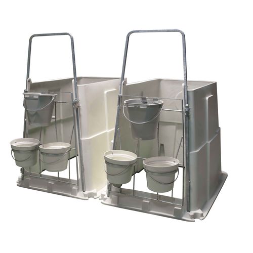 家畜小屋 - Starter  - Agri-Plastics Mfg. - 子牛用 / 単独 / プラスチック製