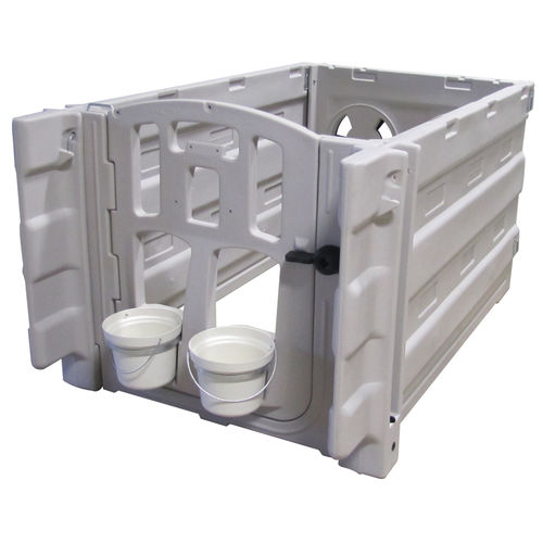 家畜小屋 - Drop-In-Go - Agri-Plastics Mfg. - 子牛用 / 単独 / プラスチック製