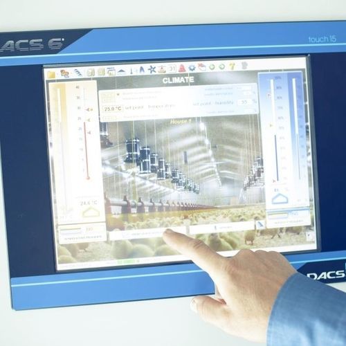 家禽飼育用監視システム - ACS6 - DACS A/S - 鶏舎 / 納屋 / 温度