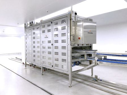 ひよこ運搬ケース用段ばらし装置 - Innovatec Hatchery Automation - 孵化用ケース用 / 自動