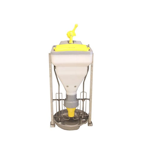 豚用供給ホッパー - SWING MIXI 3701-8240 - Skiold - プラスチック製 / ステンレススチール製 / マルチアクセス