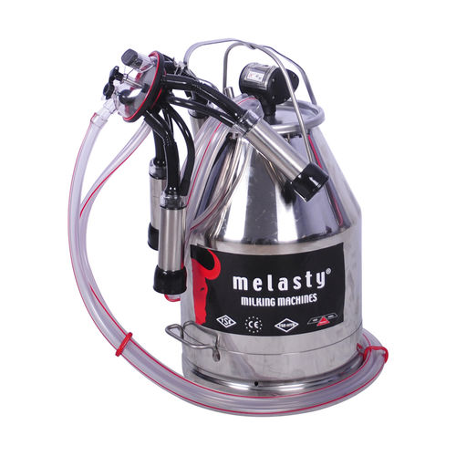 ステンレススチール製ミルク缶 - 1 PK - Melasty Milking Machines & Equipment - ふた付き