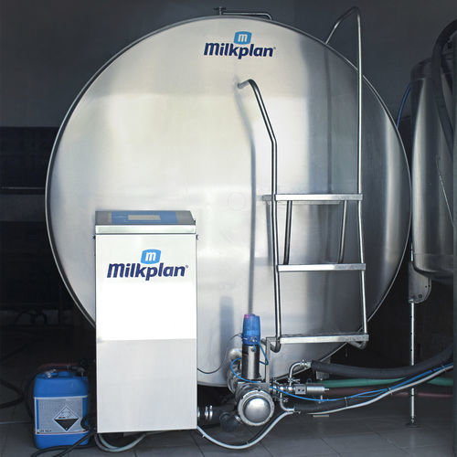 ミルク用タンク - MPP series - MILKPLAN S.A. - 横型 / ステンレス製 / 冷却システム付き