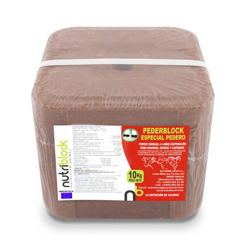 牛鉱塩 - PEDER BIOTIN - NUTRIBLOCK - ヤギ用 / 羊用 / 微量金属入り