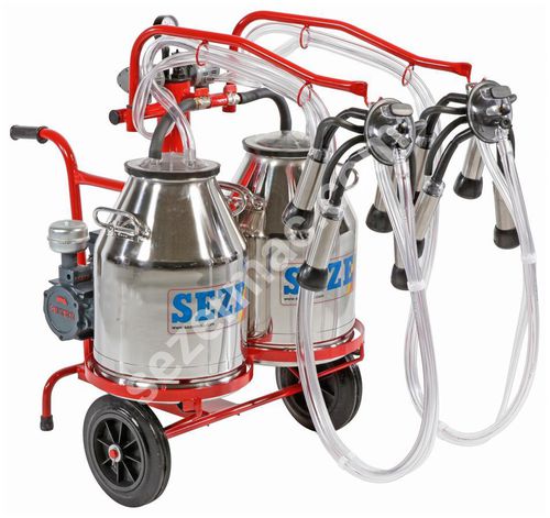 牛用搾乳器 - IMPLS-2 - SEZER TARIM ve Sagim Teknolojileri San. ve Tic. Ltd. Sirketi - 電動式 / 移動式