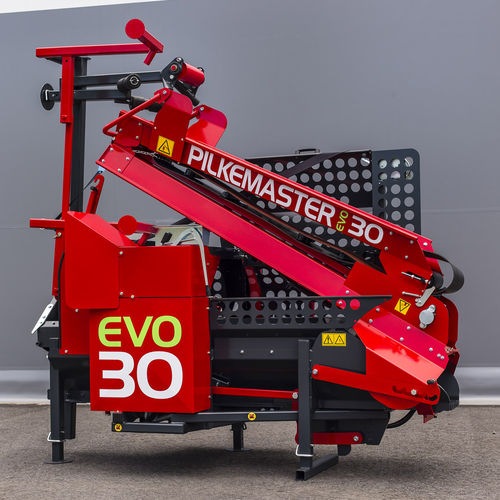 チェーンソー付き薪処理機 - EVO 30 - Agromaster Oy - ベルトコンベヤー付き / PTO / 電動式