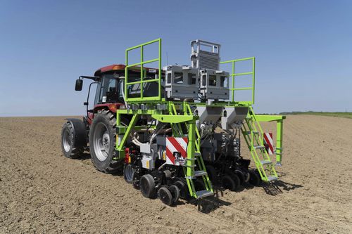 ホッパー条播機 - Smart Feed - WINTERSTEIGER Seedmech GmbH - ディスク式 / トラクター設置式