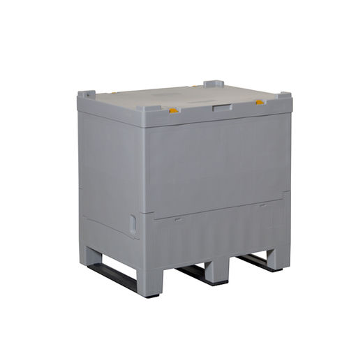 プラスチック製パレットボックス - 4430010 - SCHOELLER ALLIBERT - ふた付き