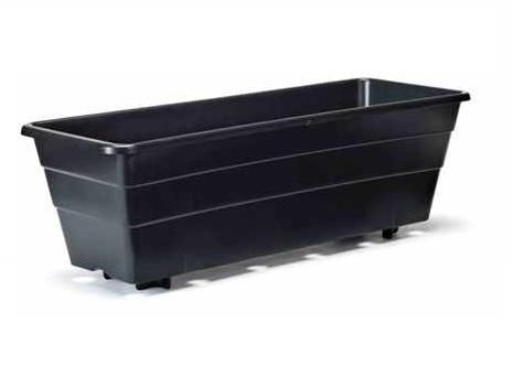 プラスチック製鉢 - 6HMBK - Bato Plastics B.V. - 長方形 / 黒色 / 無土壌システム
