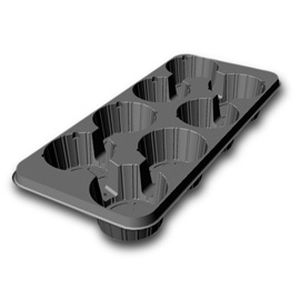 プラスチック製搬送トレー - 91082 - H1408.08 - Amp Recycling - 長方形 / リサイクル可