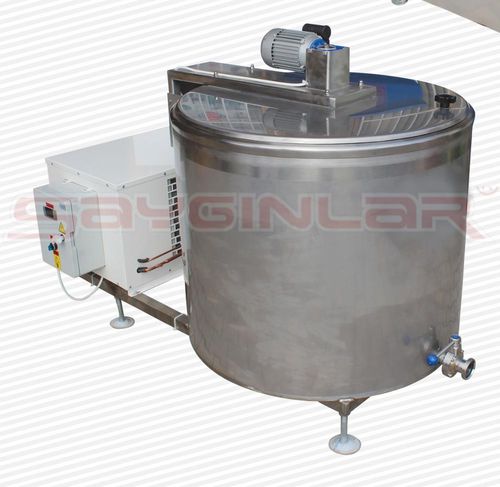 ミルク用タンク - 300-2000 Liters - Sayginlar Agriculture Machinery Ltd. - 縦型 / 金属製 / 撹拌器付