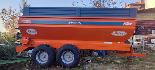 牽引式肥料散布機 - GARDEN 15 - Sayginlar Agriculture Machinery Ltd. - 縦型スプレッダー / タンデム