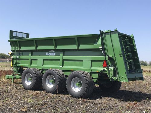 牽引式肥料散布機 - 380 HD - G.T. Bunning & Sons Ltd - 縦型スプレッダー / 3軸