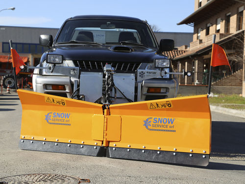 アジャスタブルウイング除雪プラウブレード - PKV-V - Snow Service SRL - 油圧調整付