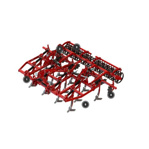 車載型耕うん機 - TRITON II Series - OPALL - AGRI s.r.o. - ローラー付 / 折りたたみ式 / リジッドタイン