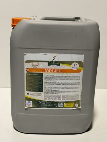 乳酸系乳頭洗浄液 - Iodi Jet - dta farm - 抗菌性 / 牛用 / 搾乳の衛生