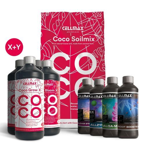 有機肥料 - Coco set #2 - cellmax - 液体 / 成長速度の向上用 / 花用