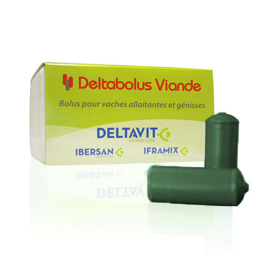 栄養摂取ボーラス - DELTABOLUS™ VIANDE - deltavit - 若雌牛用 / 授乳牛用 / 微量金属入り