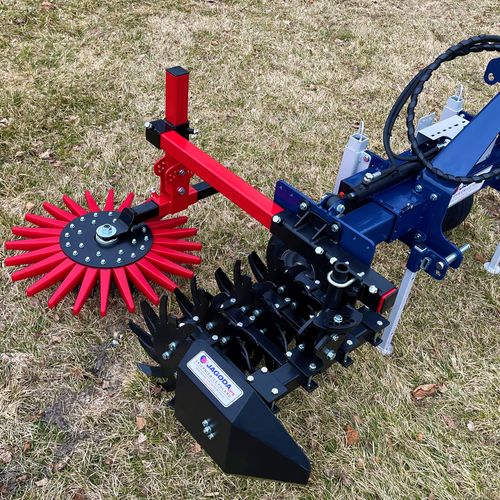 車載型条間耕うん機 - KLAUDIA - JAGODA JPS Agromachines - 除草 / すじまき作物用 / ディスク式