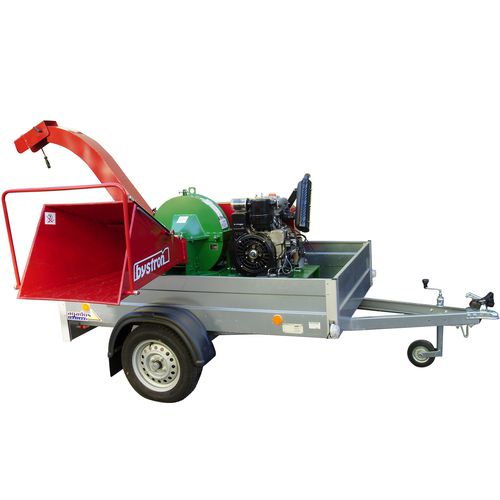 牽引式ウッドチッパー - PIRBA 37HP - Bystroň - Integrace s.r.o. - 車載型 / ディーゼルエンジン式