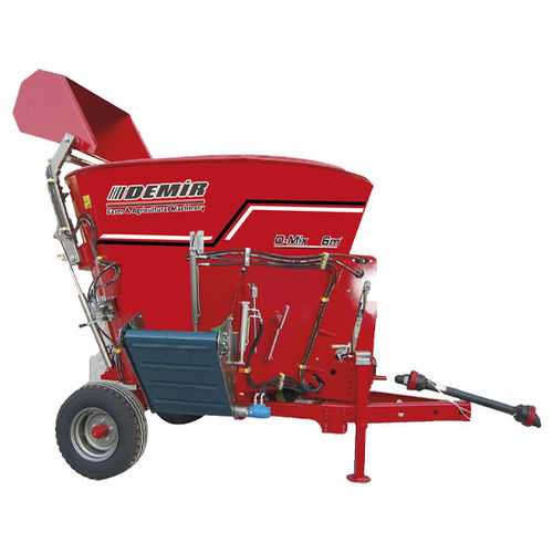 縦型ミキサーワゴン - DEMIR PACKING AND AGRICULTURAL MACHINERY - 車載型 / 側面から放出 / シングルオーガー