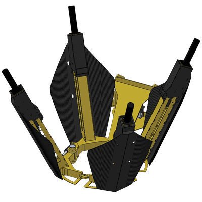 バックホーローダーマウントツリースペード - 4072-4it - le mar tree spade
