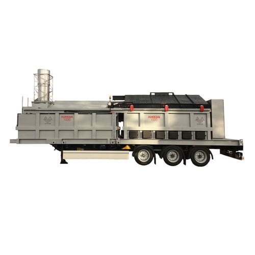 高容量廃棄物焼却機 - Hurikan 1000 G - Waste Spectrum Incineration Systems - 移動式