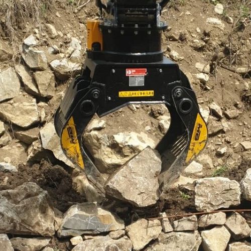 林業用グラップル - MB-G450 S4 - MB Crusher - ミニ掘削機用 / 変化式