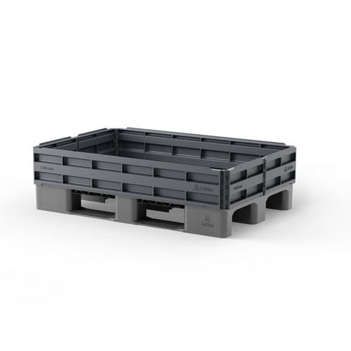折り畳み式パレットボックス - CabFrame 1208 - Cabka Group GmbH - プラスチック製 / 積み重ね式 / 輸送用