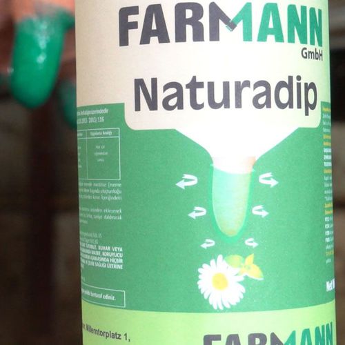 抗菌性乳頭洗浄液 - Naturadip - farmann - 搾乳後