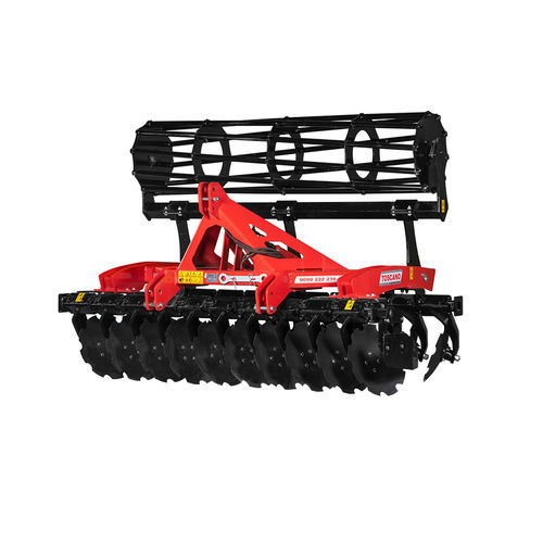 車載型ディスクハロー - COMPACT - TOSCANO Agricultural Machinery - 1セクション / ローラー付 / 油圧調整付
