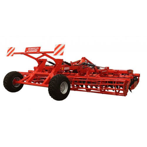 牽引式ディスクハロー - TOSCANO Agricultural Machinery - 車載型 / 1セクション / ローラー付